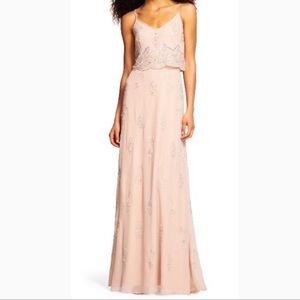 Adrianna Papell beaded popover gown 16